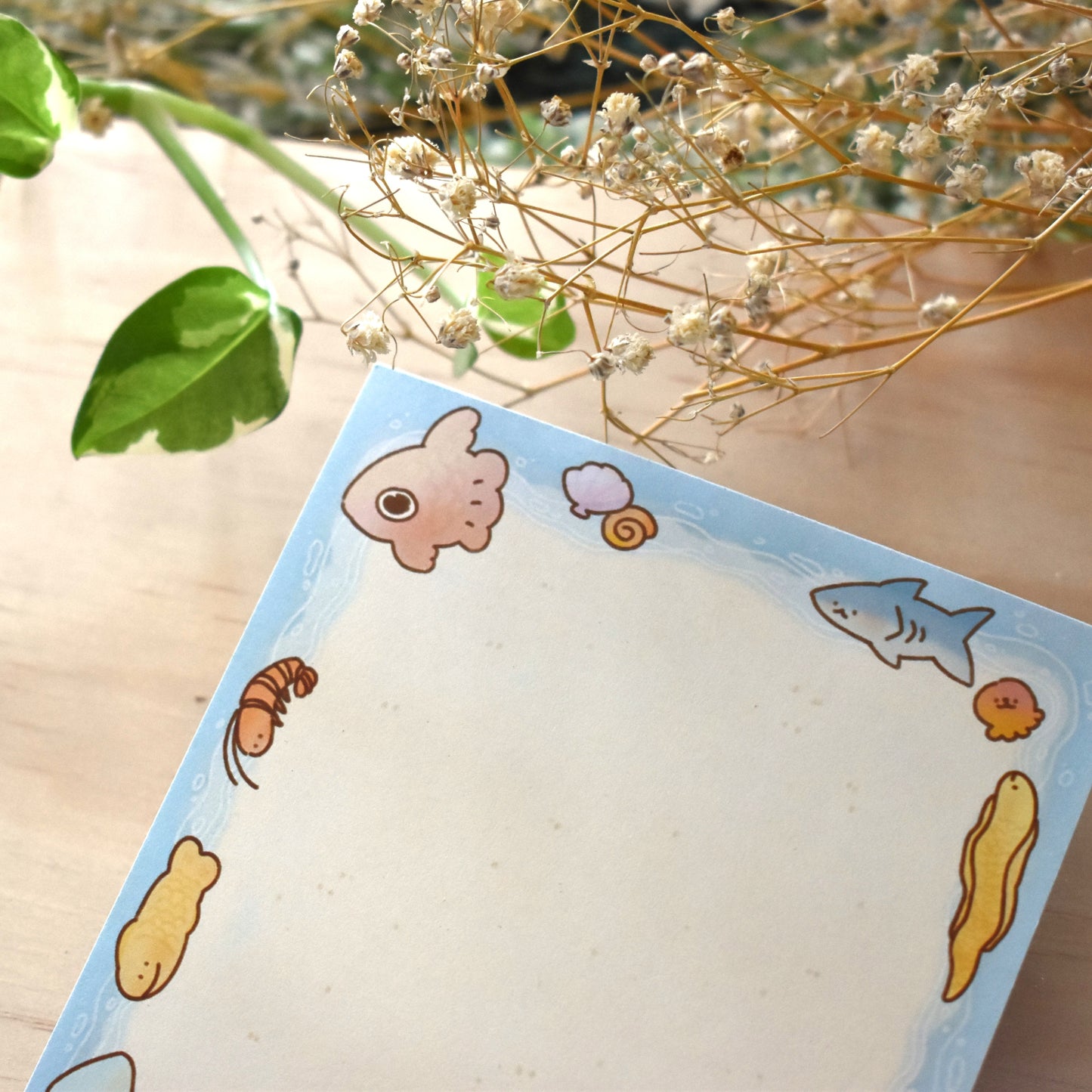 Sea Animals Memo Pad