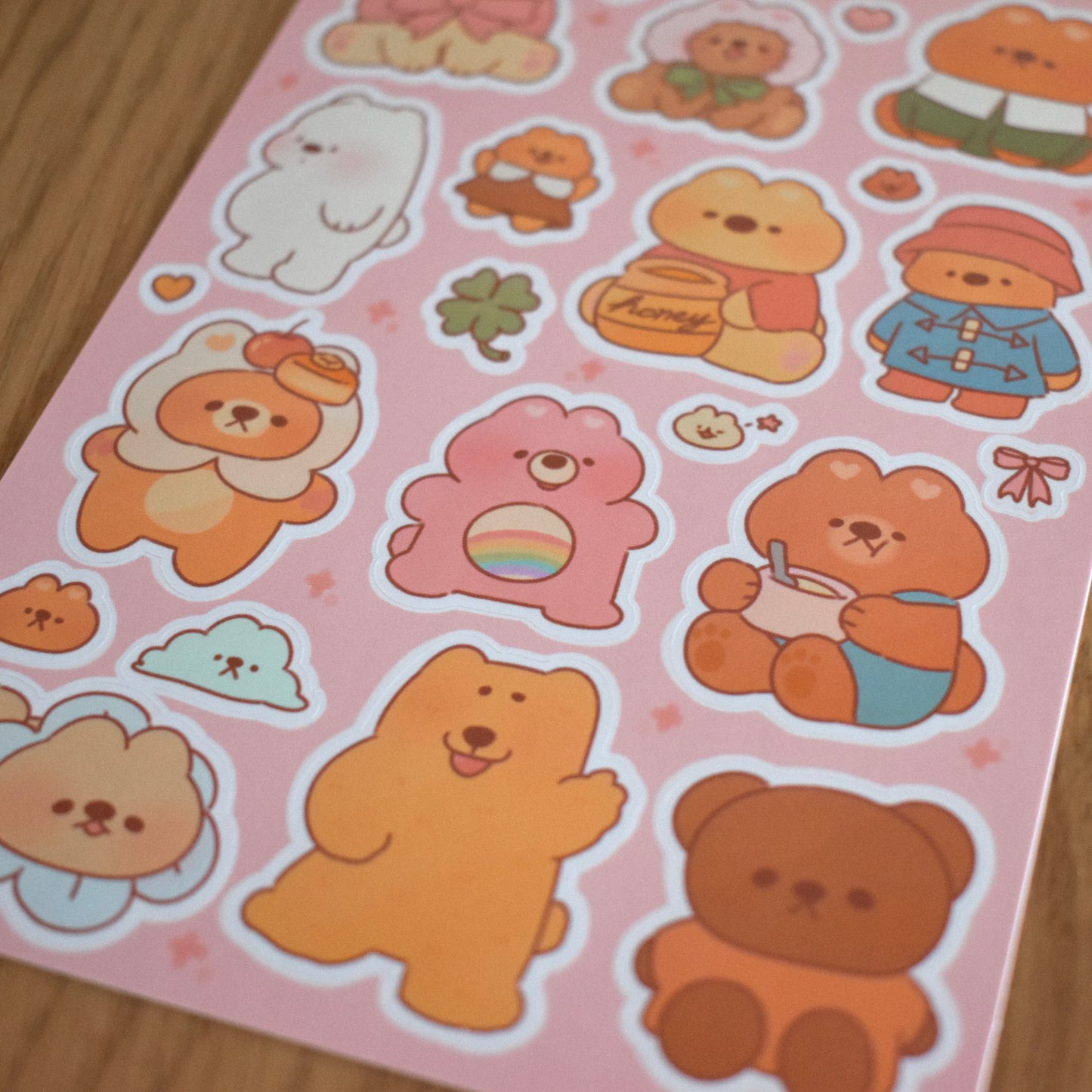 Teddy Bears Sticker Sheet