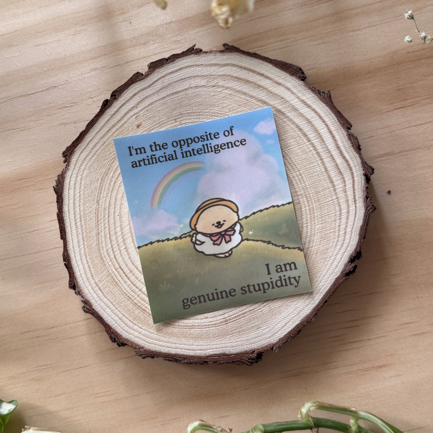 Genuine Stupidity Stickers