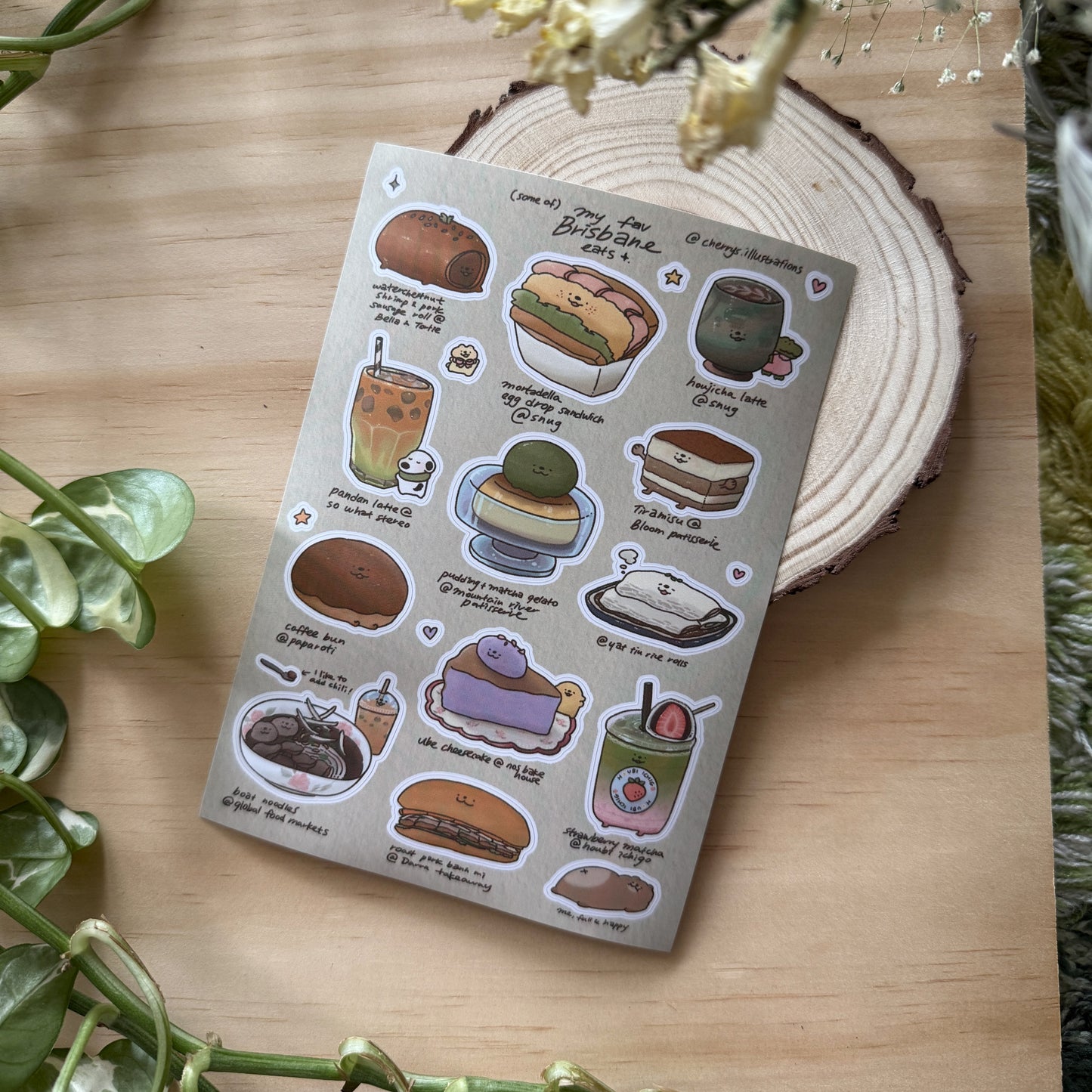 Brisbane Eats Sticker Sheet