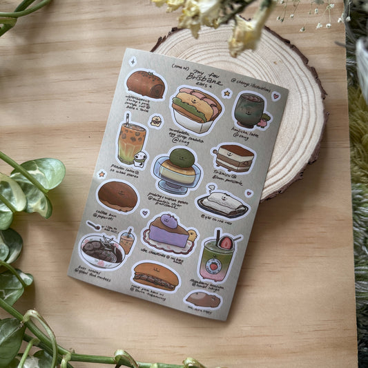 Brisbane Eats Sticker Sheet