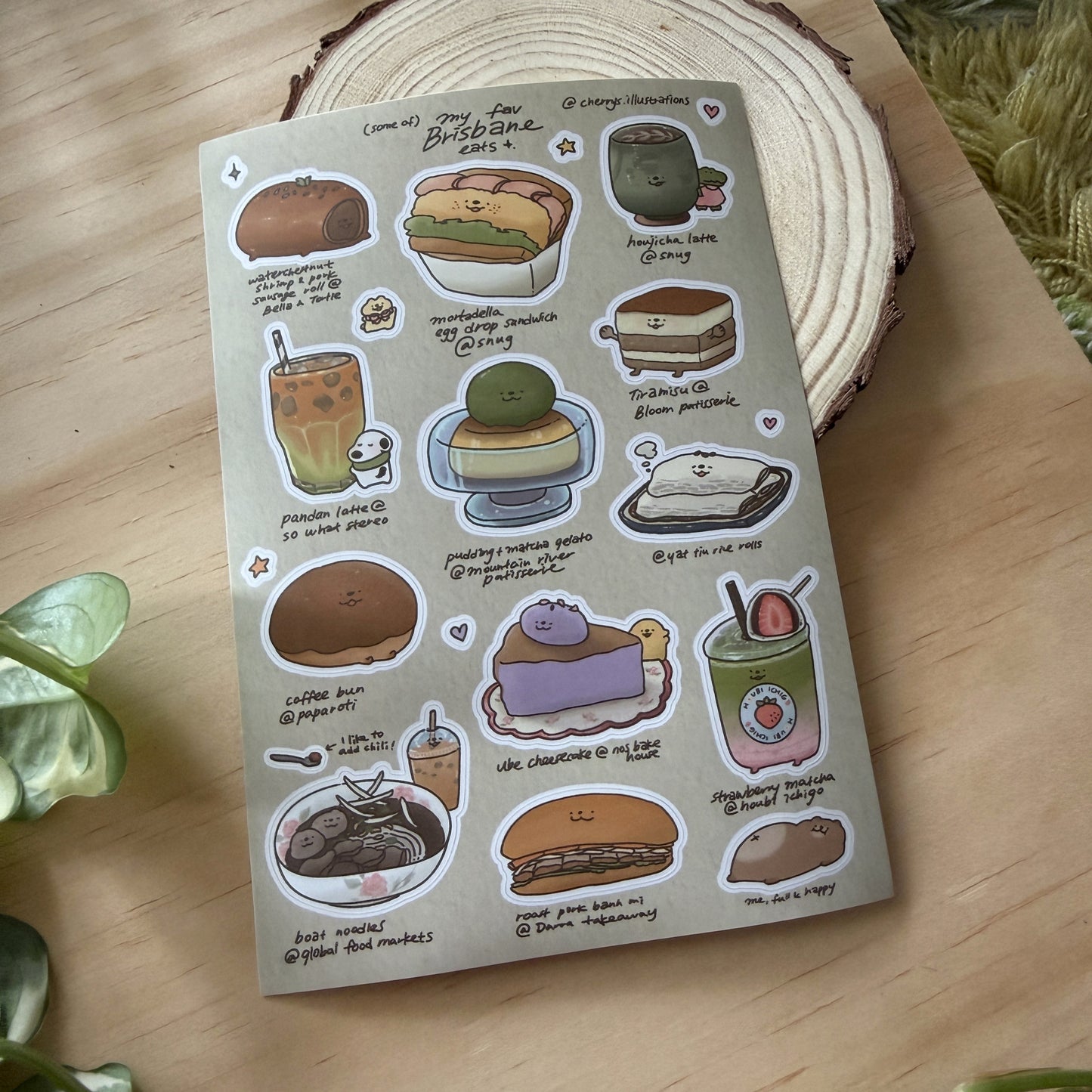 Brisbane Eats Sticker Sheet