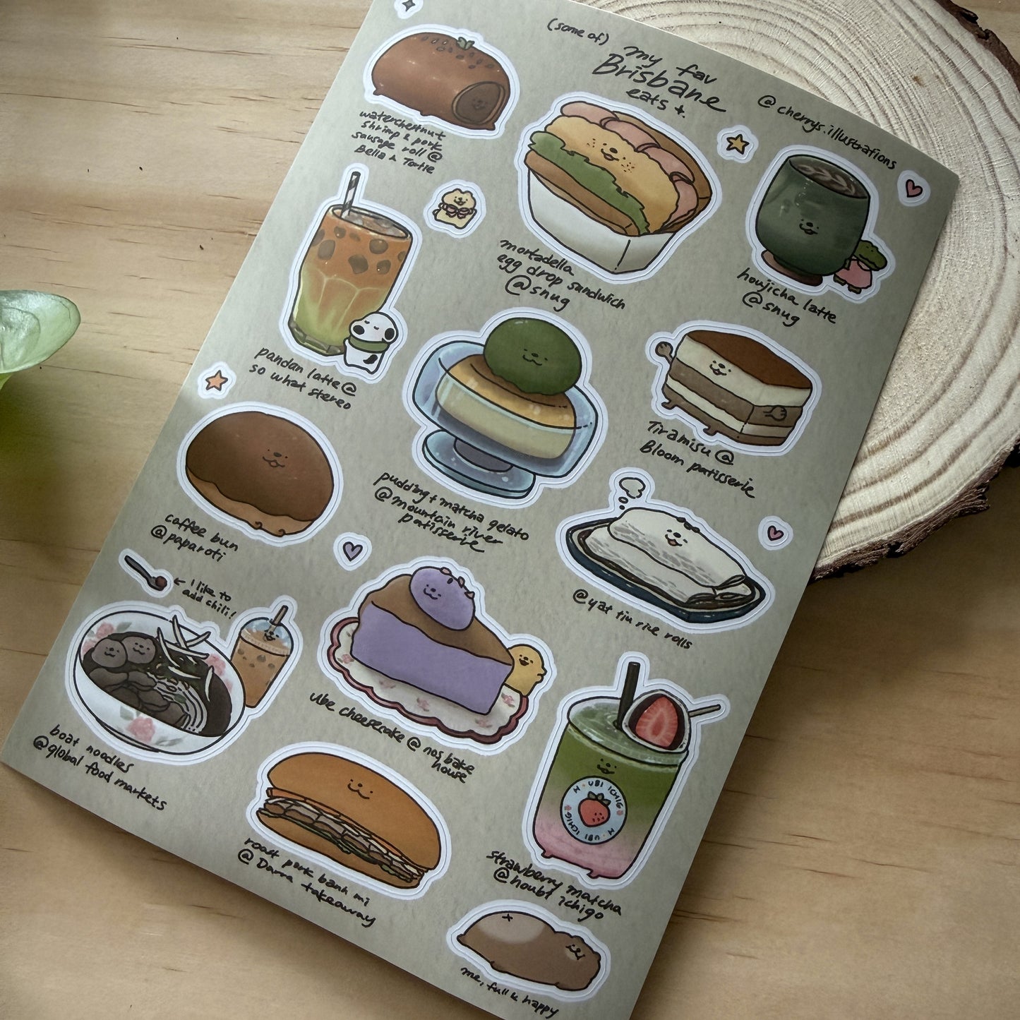 Brisbane Eats Sticker Sheet
