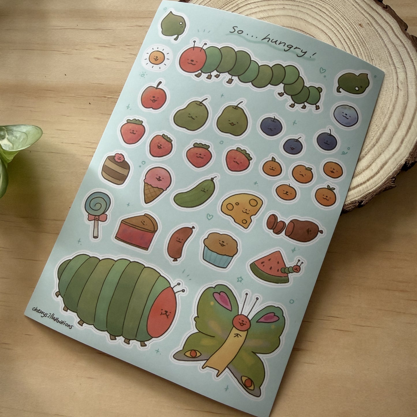 Very Hungry Sticker Sheet
