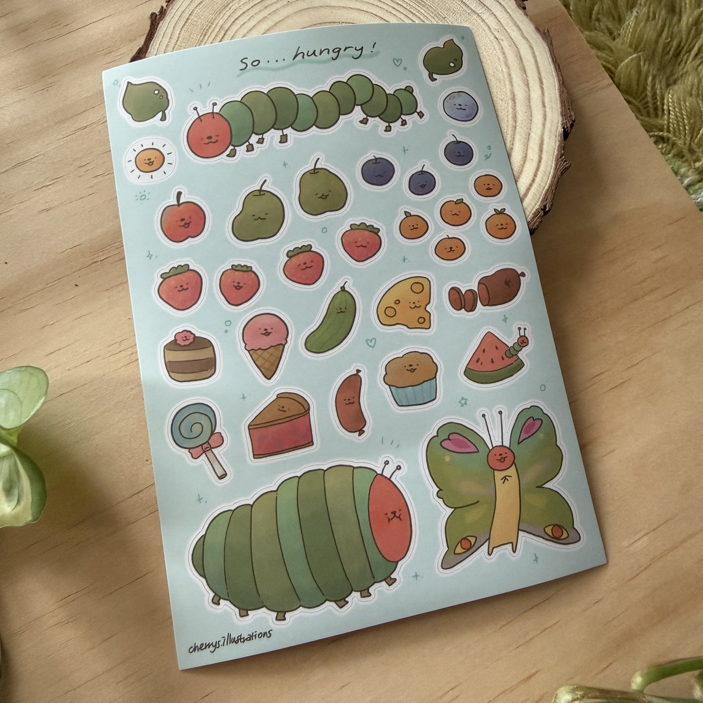 Very Hungry Sticker Sheet
