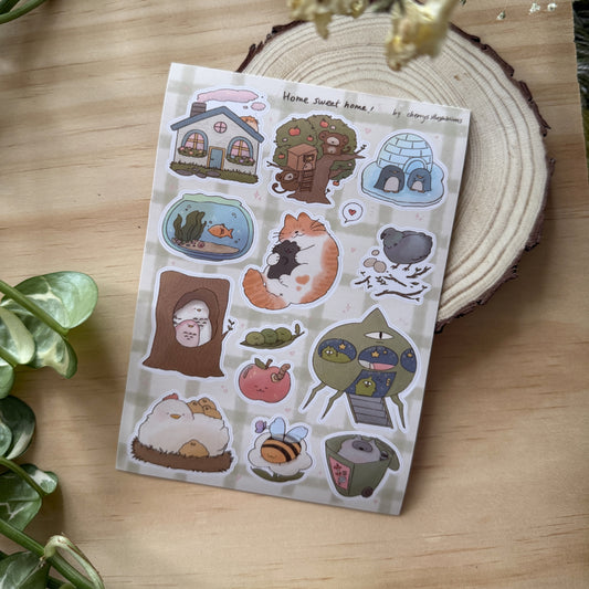 Home Sweet Home Sticker Sheet