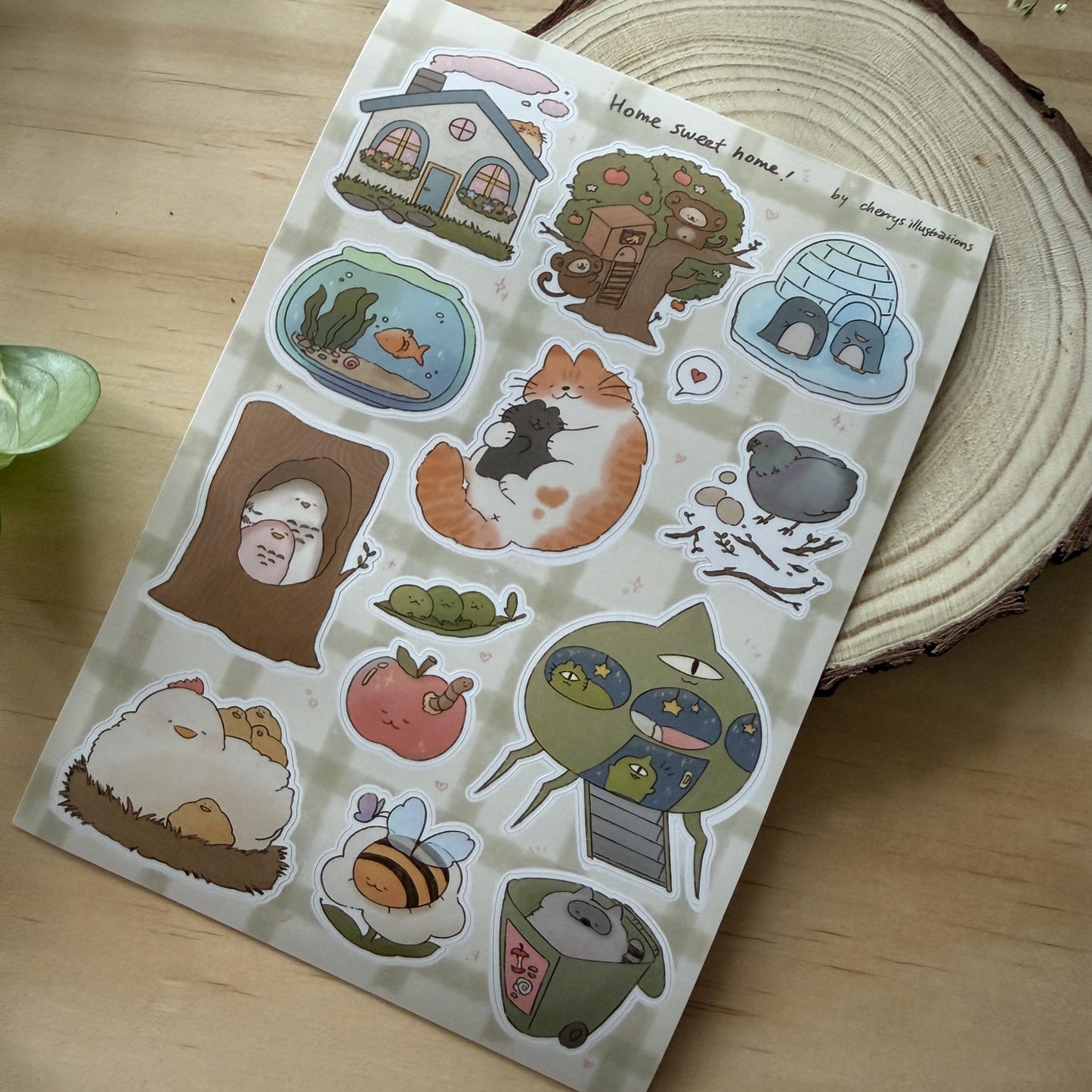 Home Sweet Home Sticker Sheet