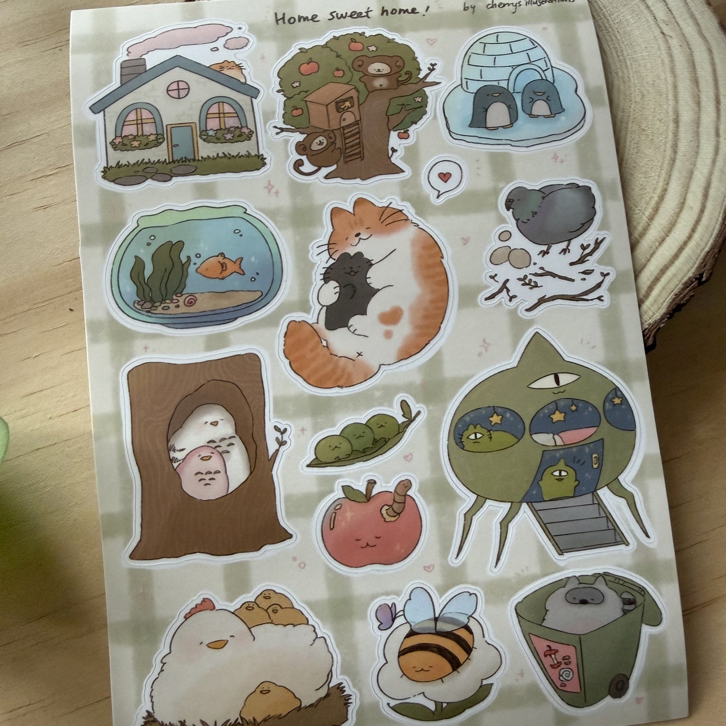 Home Sweet Home Sticker Sheet
