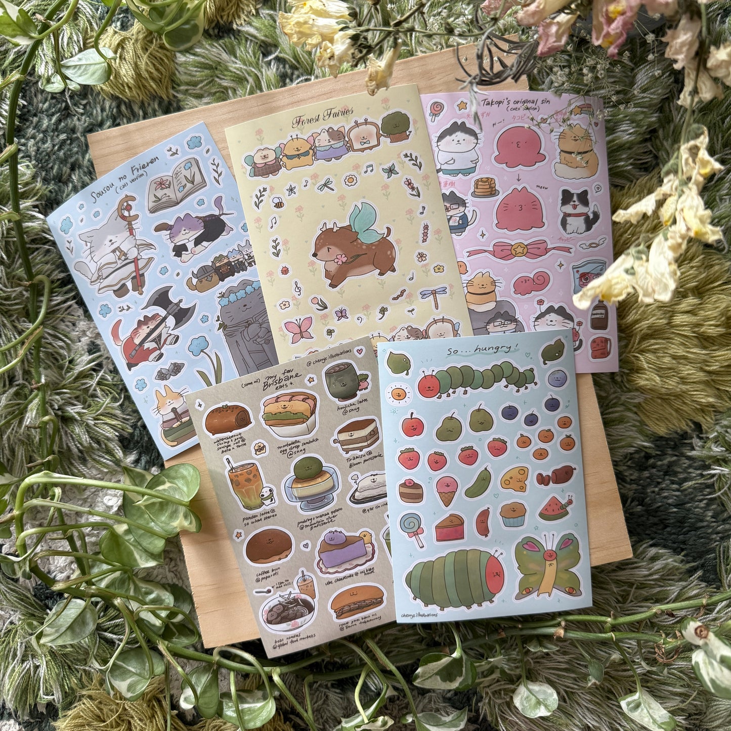Very Hungry Sticker Sheet