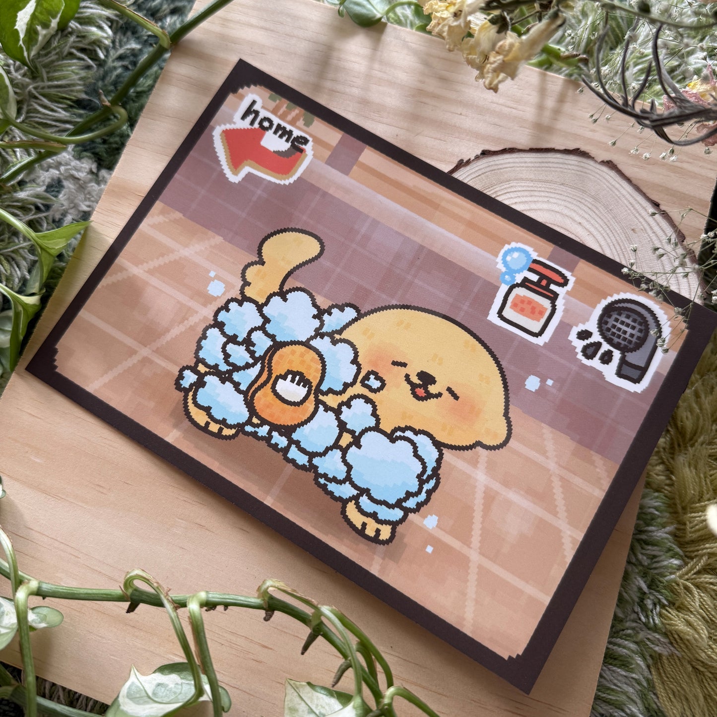 Shower Time! Art Print