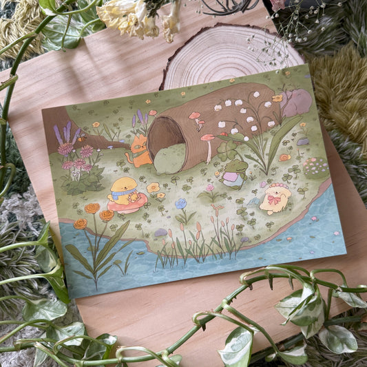 Wildflower Garden Art Print