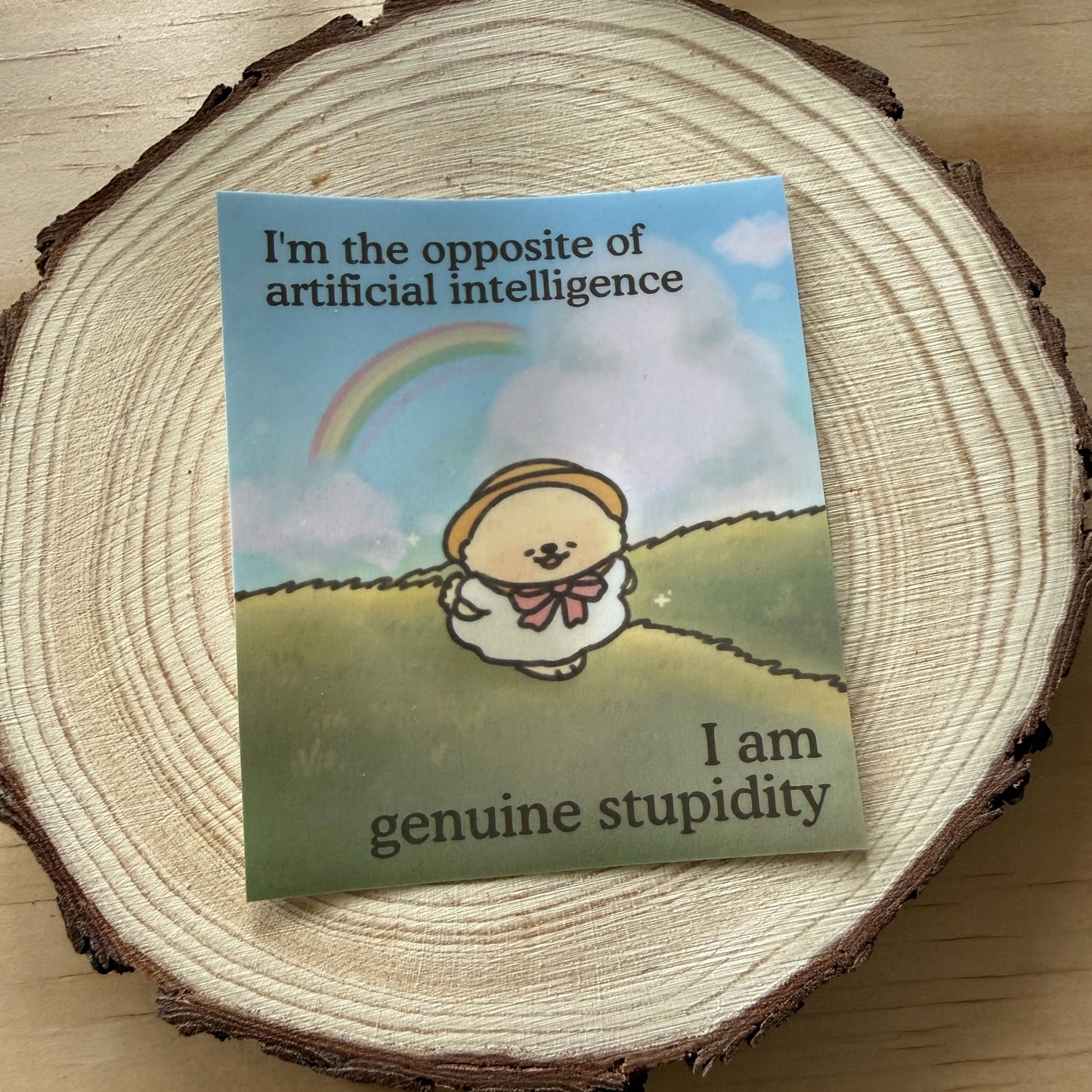 Genuine Stupidity Stickers