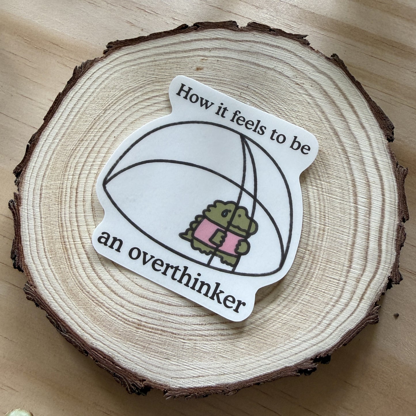 Overthinker Stickers