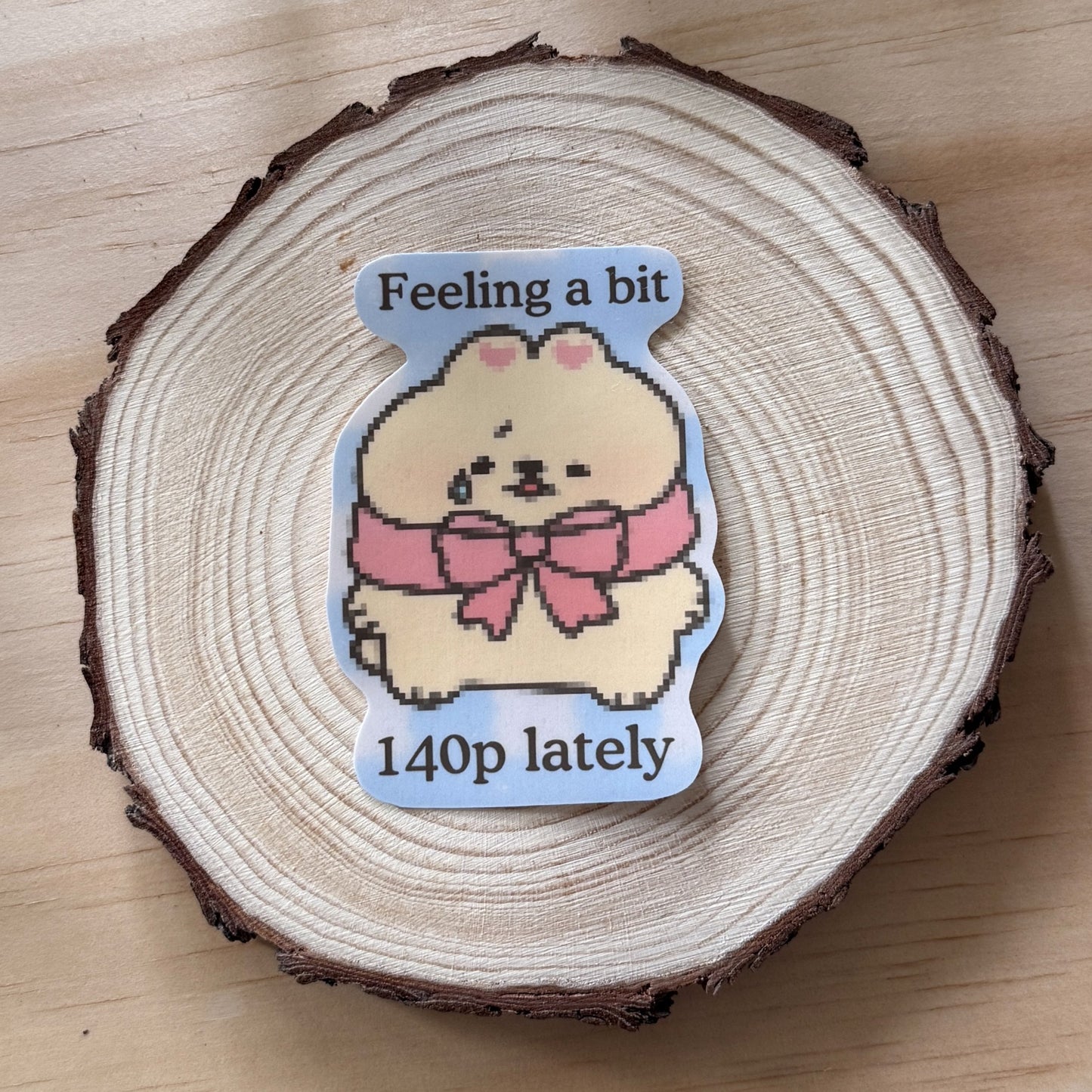 Feeling 140p Stickers