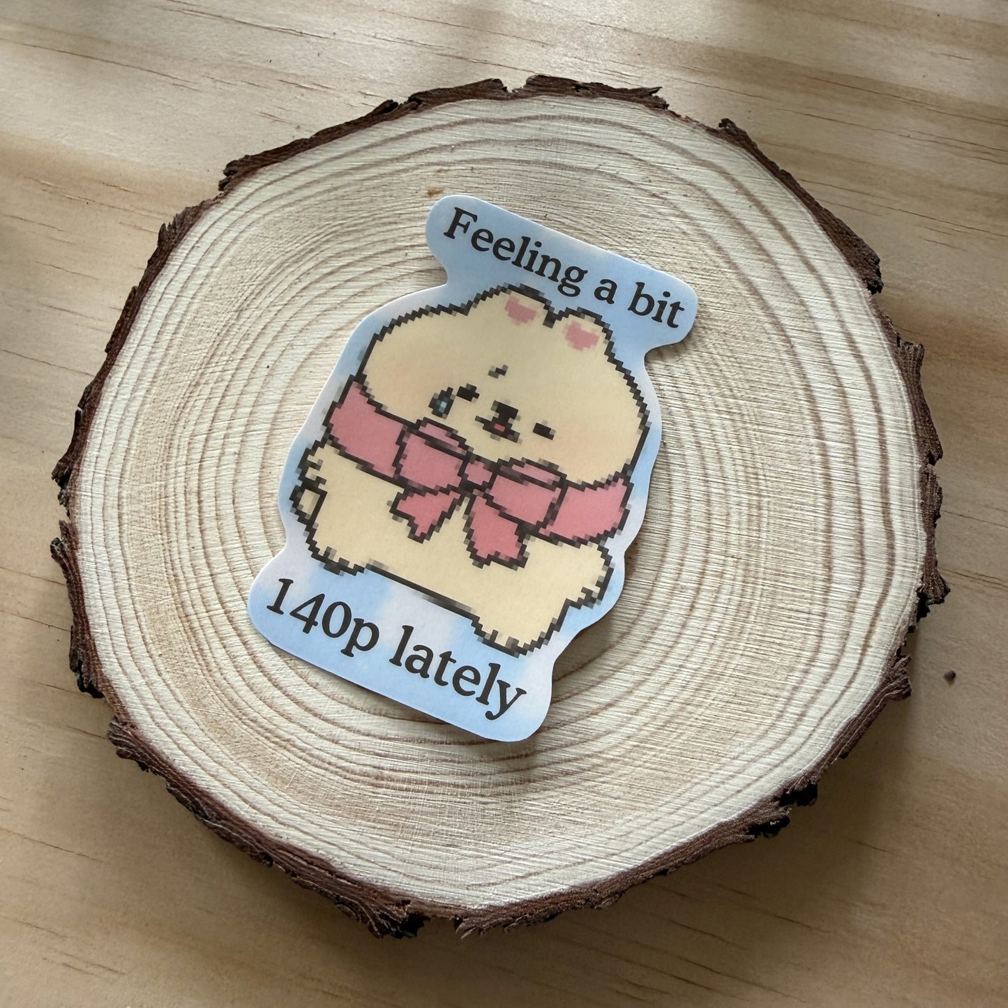 Feeling 140p Stickers