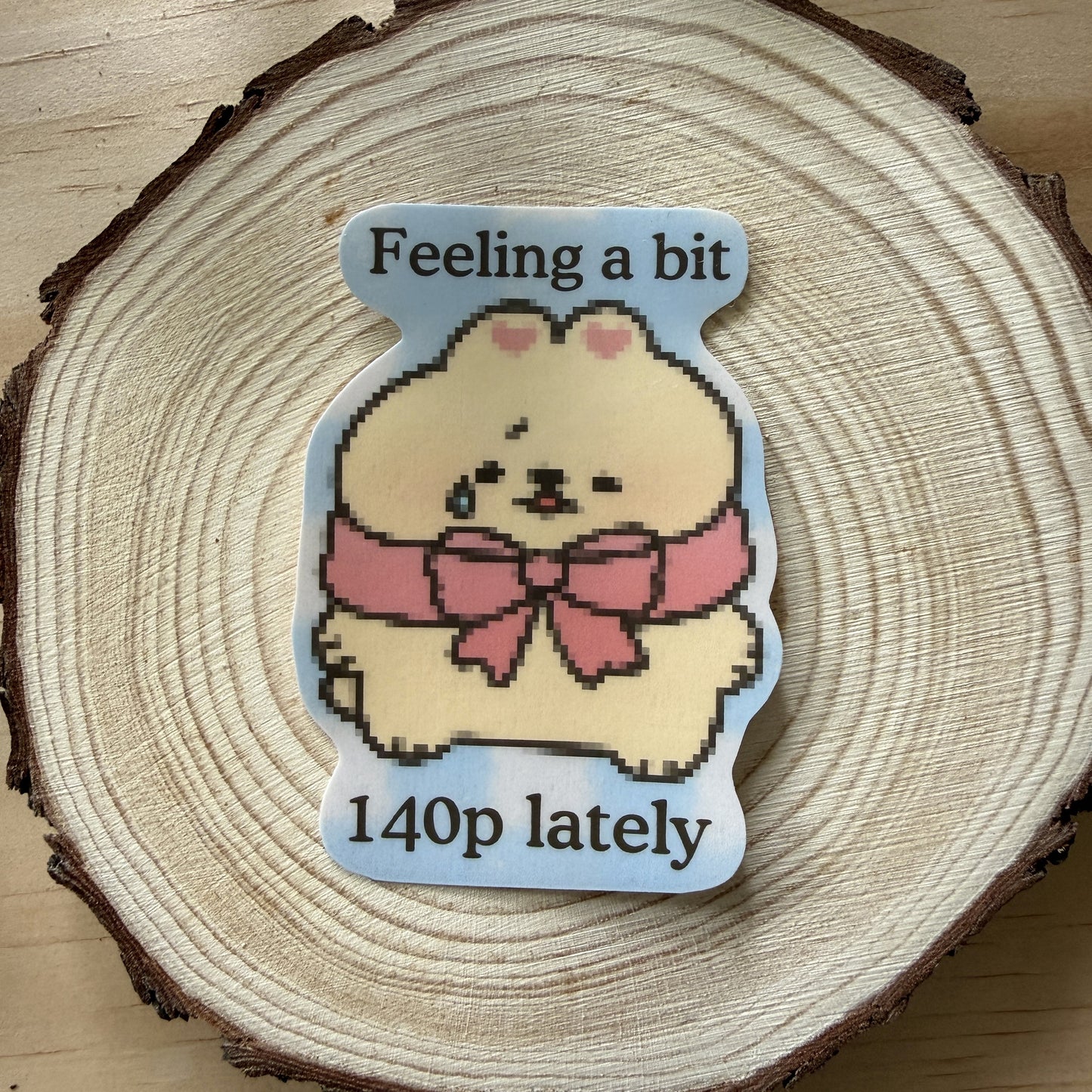 Feeling 140p Stickers