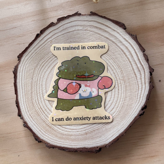 Trained in Combat Stickers