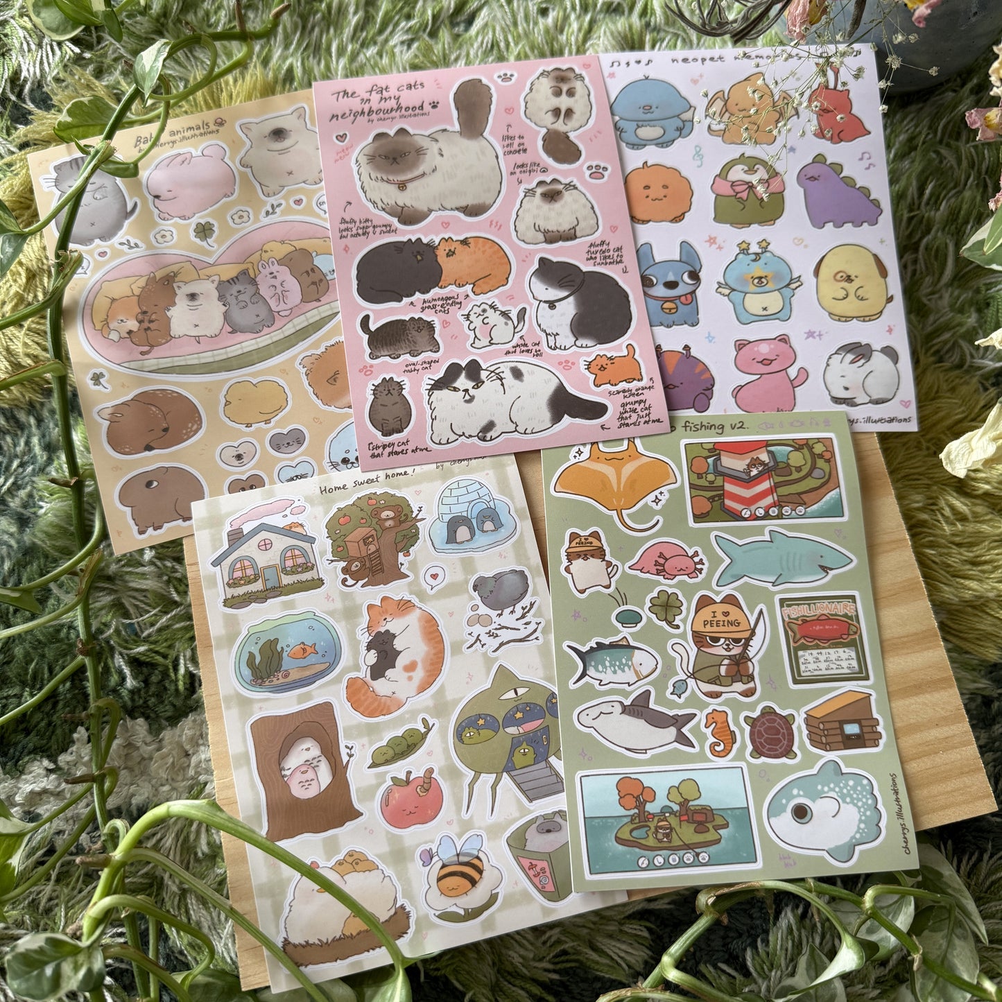 Home Sweet Home Sticker Sheet