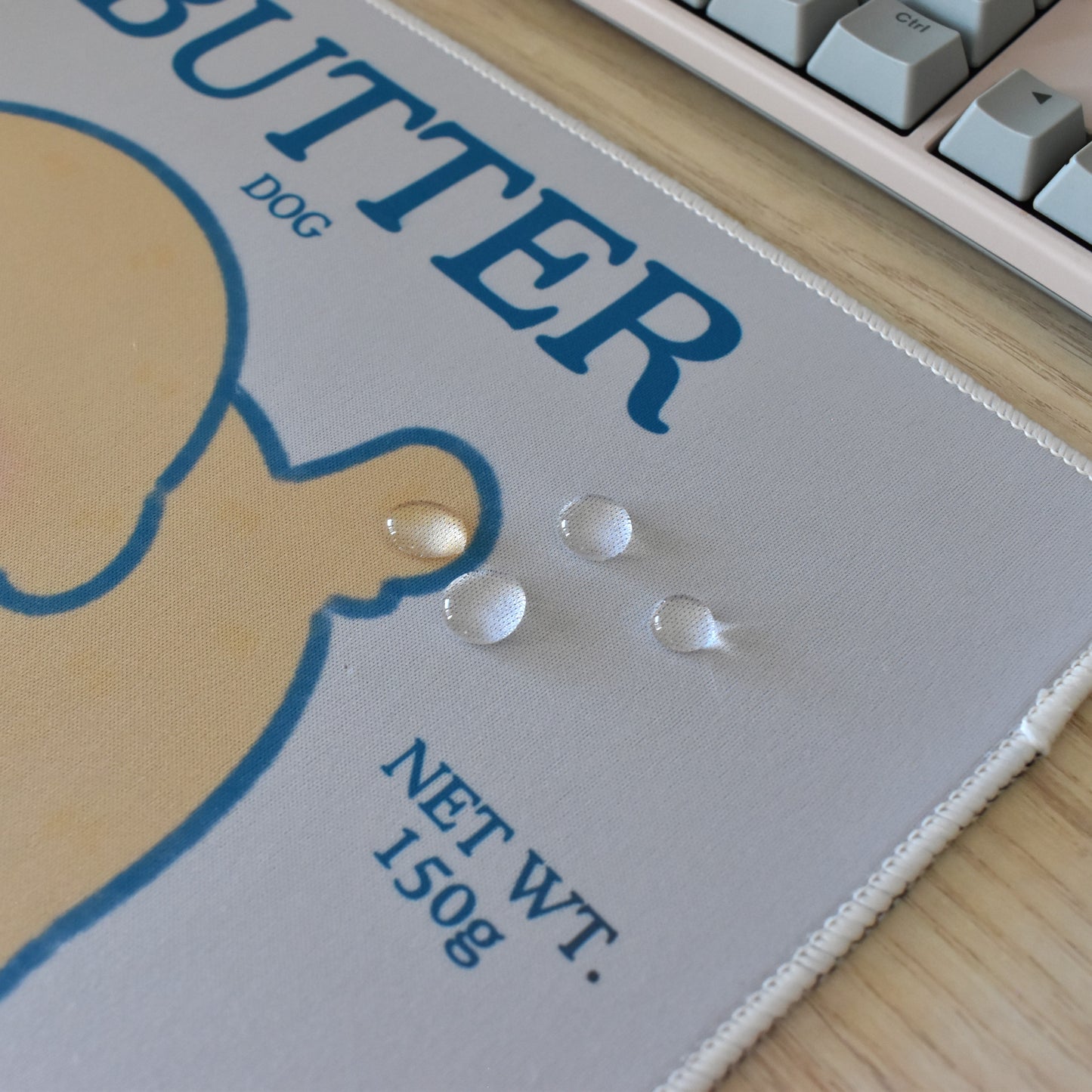Organic Butter (Dog) Waterproof Mousepad