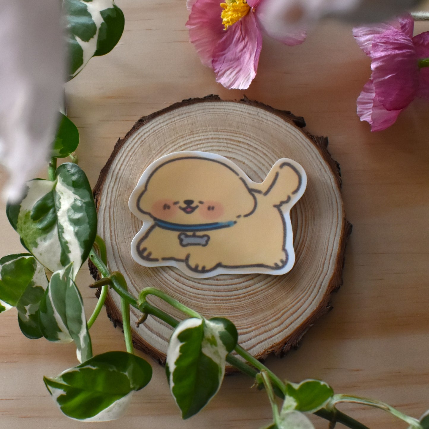 Greasy Butter Dog Stickers