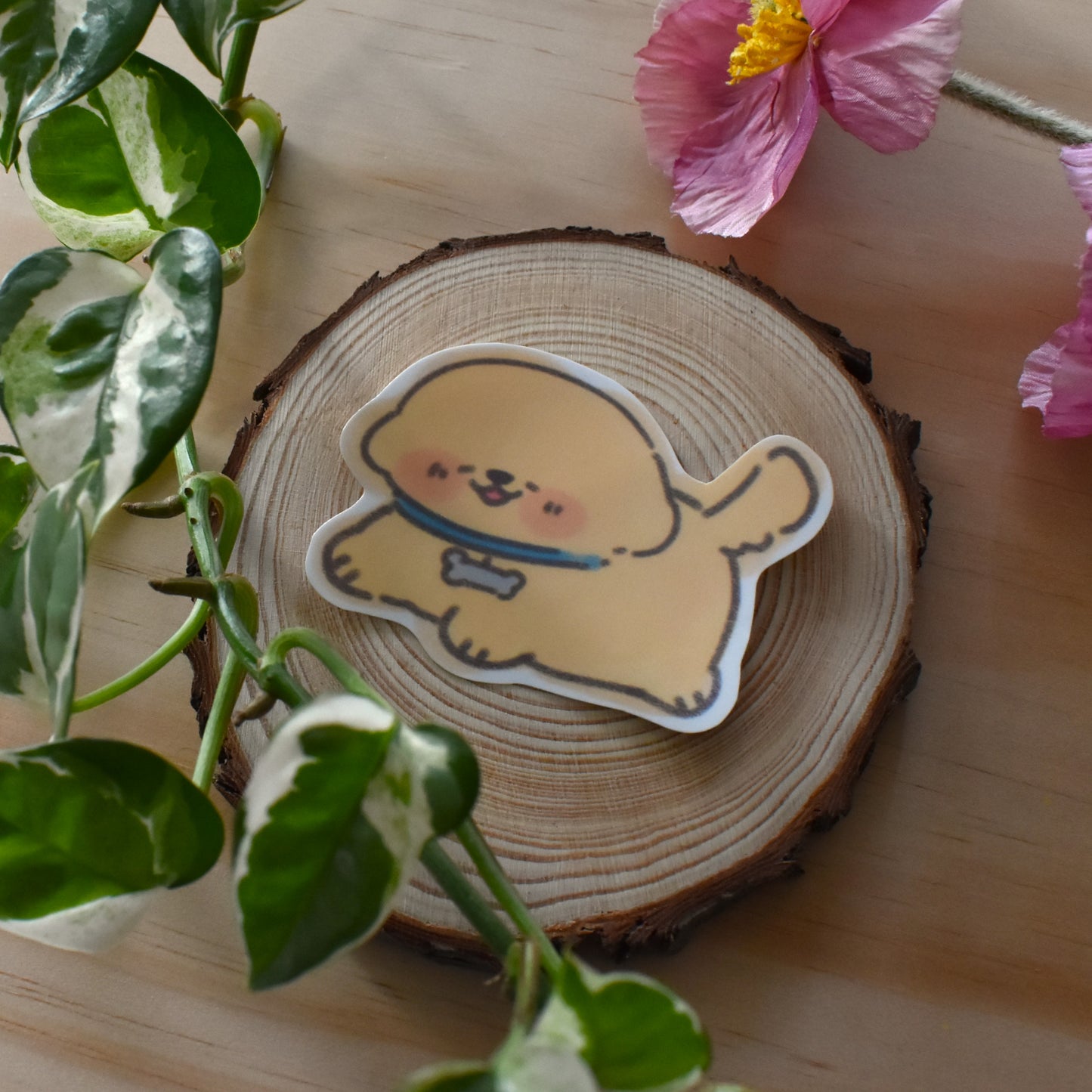 Greasy Butter Dog Stickers