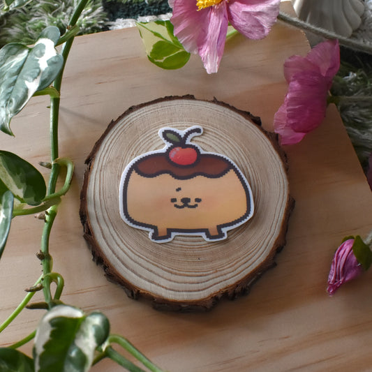 Pixel Gooby Pudding Stickers